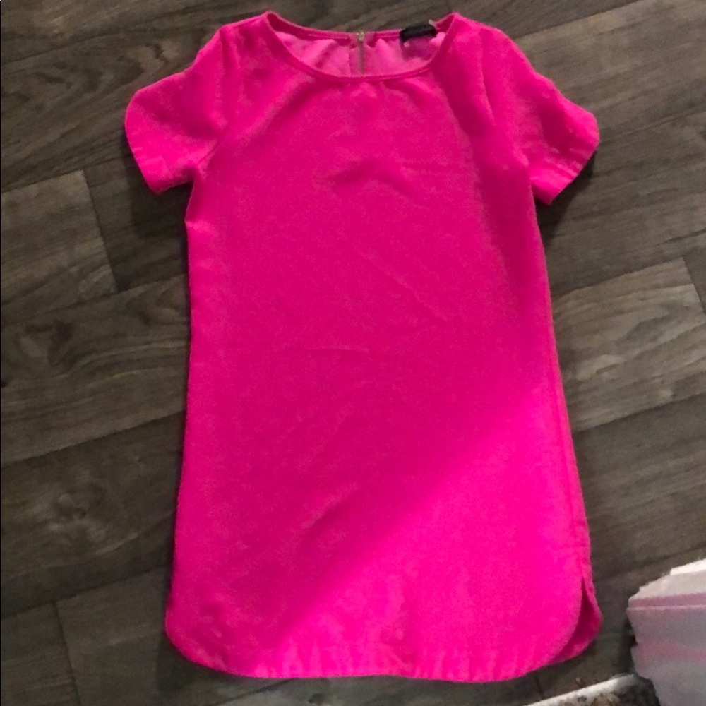 Hot pink dress